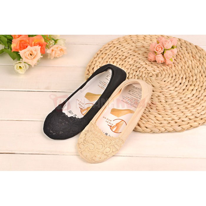 ถุงเท้าลูกไม้กันลื่นสําหรับผู้หญิง จัดส่งสุ่มสี-กx247