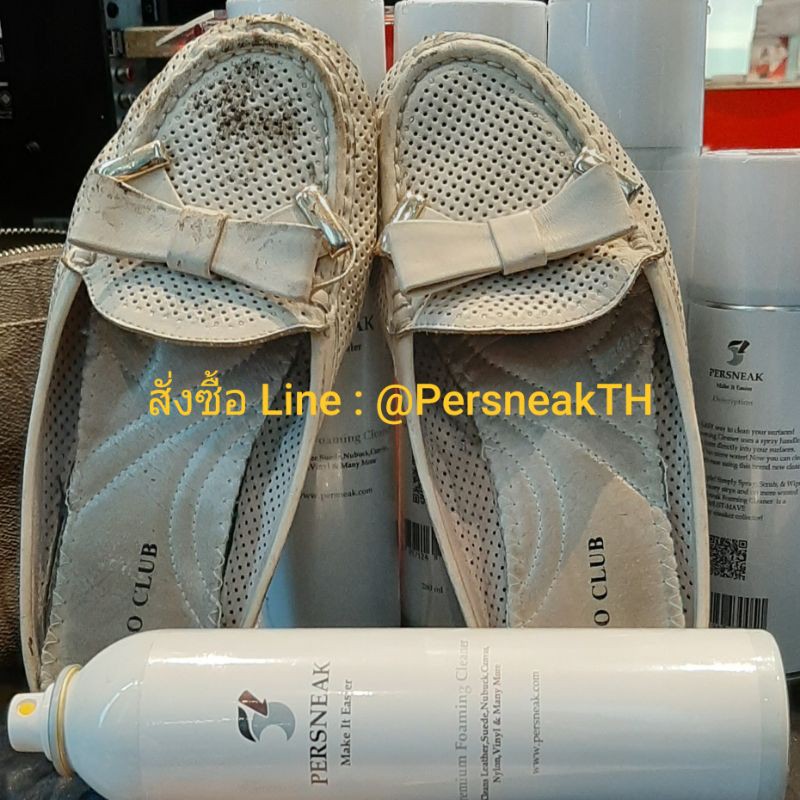 Persneak 200ml. โฟมทำความสะอาด (ซักแห้ง) ไม่ต้องใช้น้ำล้างออก ไม่ผสมแอลกอฮอล์ สะอาดง่าย แห้งไว - รูปที่ 2