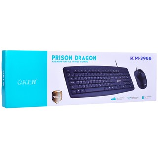 OKER KM-3988 Keyboard+Mouse Prison dragon