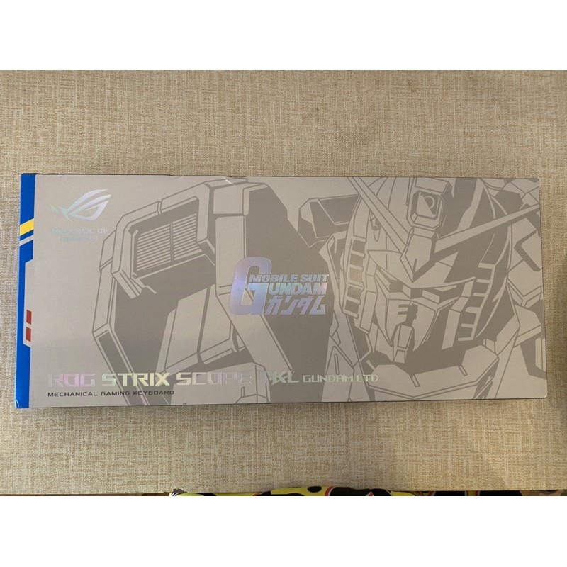 Clavier Mécanique ASUS ROG Strix Scope TKL Cherry MX Bleu - Edition Gundam Neuf