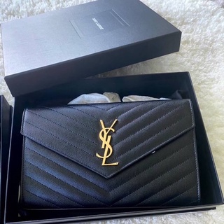 แท้💯New ysl WOC 9” ดำทอง / ดำเงิน