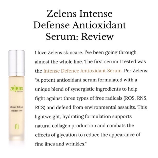 zelens intense defence antioxidant serum