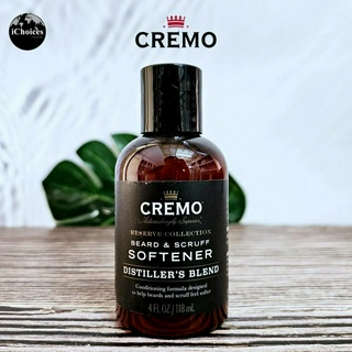 [Cremo] Beard &amp; Scruff Softener Distillers Blend 118 mL ผลิตภัณฑ์ทำความสะอาดและดูแลหนวดเครา