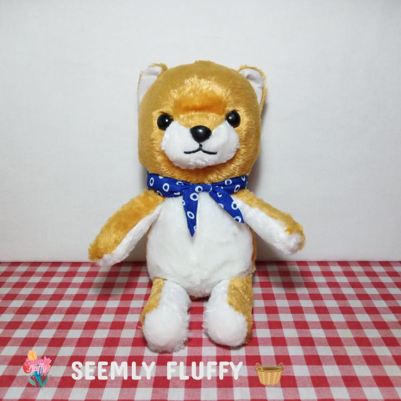 🐶 ตุ๊กตา ชิบะ อินุ อมูส Shiba Inu Amuse 10" 🧣