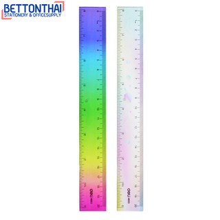 Deli H653 Ruler ไม้บรรทัดแฟนซีสุดน่ารัก ขนาด 20 CM (คละสี 1 ชิ้น) ไม้บรรทัด ไม้บรรทัดแฟนซี เครื่องเขียน อุปกรณ์การเรียน