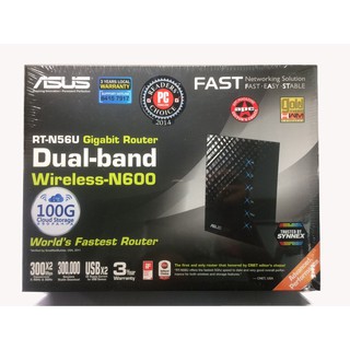 ROUTER Asus (เราเตอร์) DUAL BAND (RT-N56U) N600