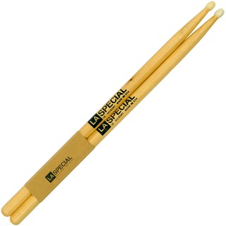 Promark© LA Special (LA2BN) ไม้กลอง 2B Hickory หัวไนลอน (2B Nylon Tip Drumstick) ** Made in USA **