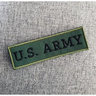 อาร์ม “U.S. ARMY” แบบเย็บติด,แบบรีด,แบบตีนตุ๊กแก(สิ้นค้าพร้อมส่ง)