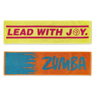 Zumba Wear : Lead With Joy Fitness Towels 2 PK (ผ้าเช็ดตัวออกกำลังกายซุมบ้า)