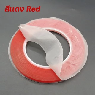 กาว2หน้า กาวสองหน้า ยาว 3M 0.3 cm / 0.5 cm / 1.0 cm สีขาว white / สีดำ Black / สีเเดง Red