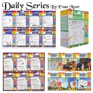 แบบฝึกหัดล้วนๆ รวมทักษะ แบบฝึกหัด ภาษาอังกฤษ Daily series Evan Moor workbooks