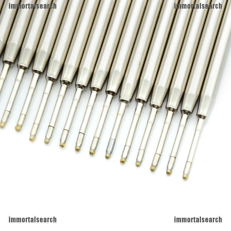 【ICE】 10 Pcs blue ink parker style standard 1.0mm ballpoint pen refills nib medium