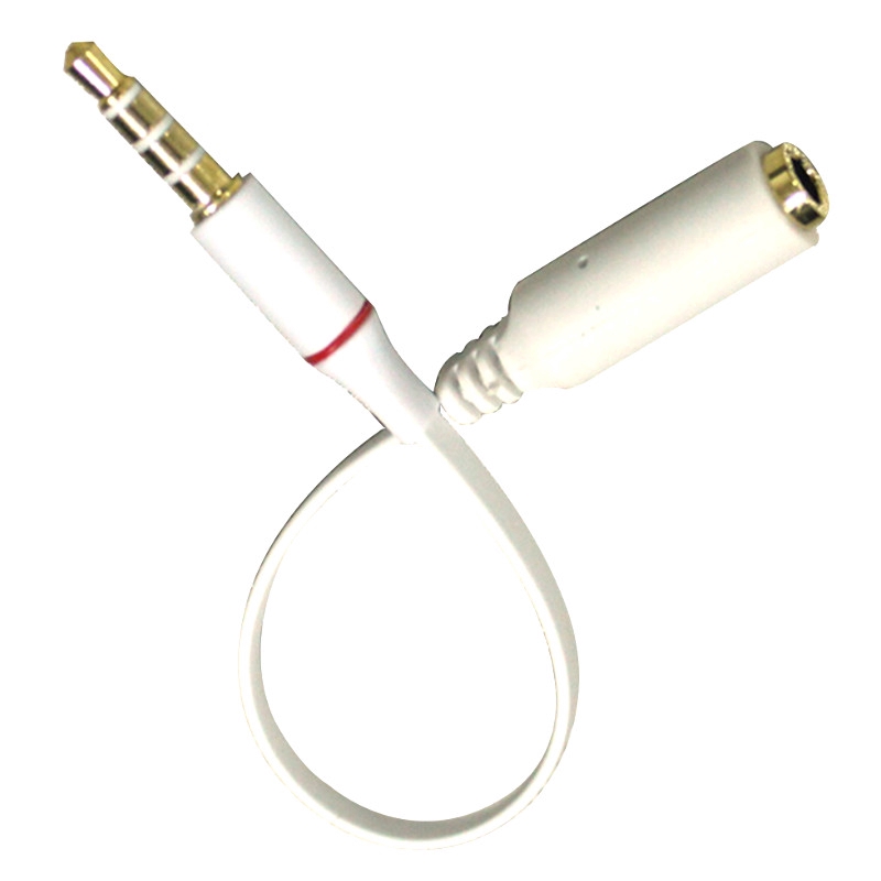 สายเคเบิ้ลอะแดปเตอร์หูฟังเชื่อมต่อ omtp to ctia 3 . 5 มม. สําหรับโทรศัพท์ mp 4 mp 3 - รูปที่ 4