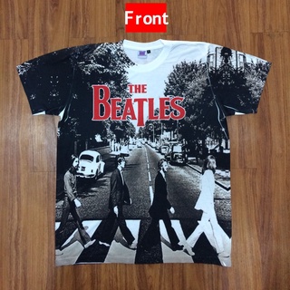 เสื้อยืด พิมพ์ลาย Aop THE BEATLES ALL OF PRINT Front Rear, TAG TAG THAILAND ไซซ์ XXL XXL XXL XXL BANGKOK XXL Bolakalik Bolakaland