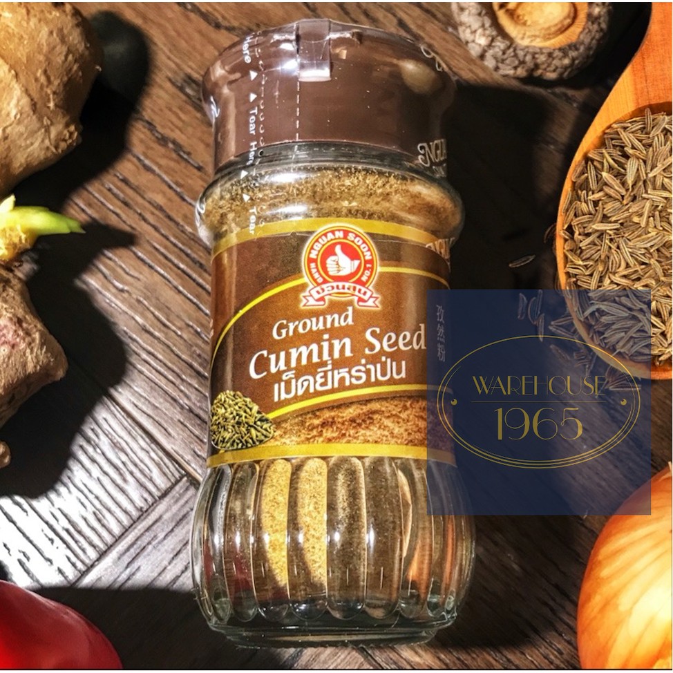 (45 g) เม็ดยี่หร่าป่น คูมินซีด ตรามือที่ 1 คูมินบดละเอียด  Nguan Soon – Natural Ground Cumin Seed ราคา ถูกที่สุด ดีลบีเคเค