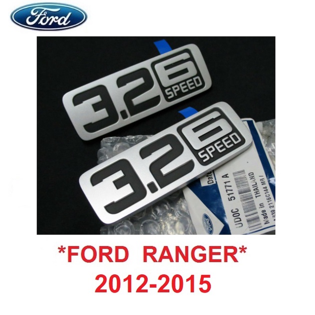 ศูนย์แท้ 2ชิ้น 3.2 6 speed FORD RANGER T6 2012  -2015 ฟอร์ด เรนเจอร์ ติดรถ sticker โลโก้ WILDTRAK แผ่นป้ายติดช่องลม