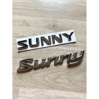 โลโก้SUNNY ติดท้ายNISSAN ราคาต่อชิ้น