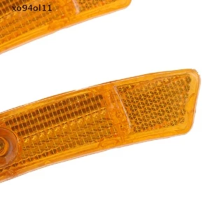 Xo94ol 2 ชิ้น Spoke Reflector ไฟเตือนความปลอดภัยขอบล้อสะท้อนแสง