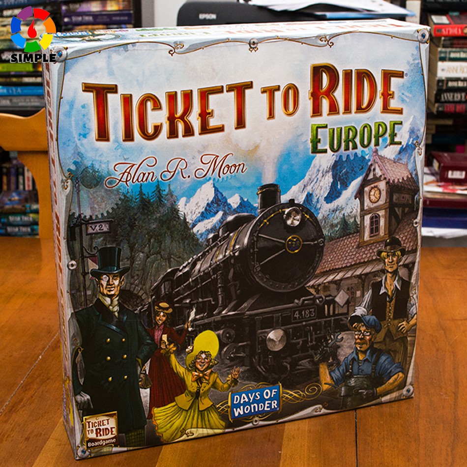 Ticket To Ride - Europe Board Game Card Game