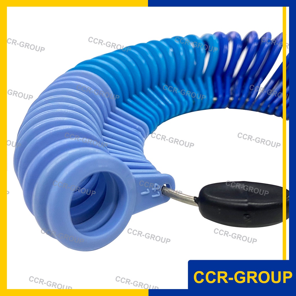 พวงวัดไซส์แหวน วัดไซส์นิ้ว ไซส์ 41-76 วัดไซส์แม่นยำ ตัวเลขบอกขนาดชัดเจน น้ำหนักเบา 5659 - รูปที่ 2