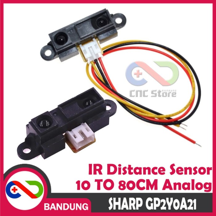 SHARP IR GP2Y0A21YK0F GP2Y0A21 ANALOG SENSOR DISTANCE 10 ถึง 80CM DISTANCE SENSOR