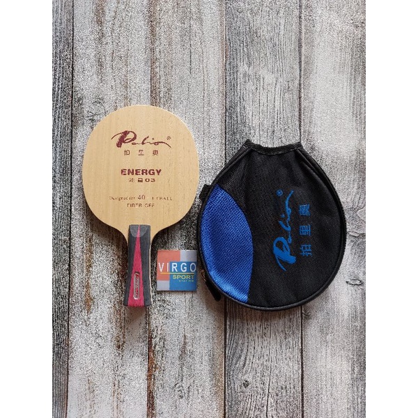 Palio Energy 03 คาร์บอน+BONUS COVER ไม้ใบมีดค้างคาวปิงปอง bet 100% ORIGINAL