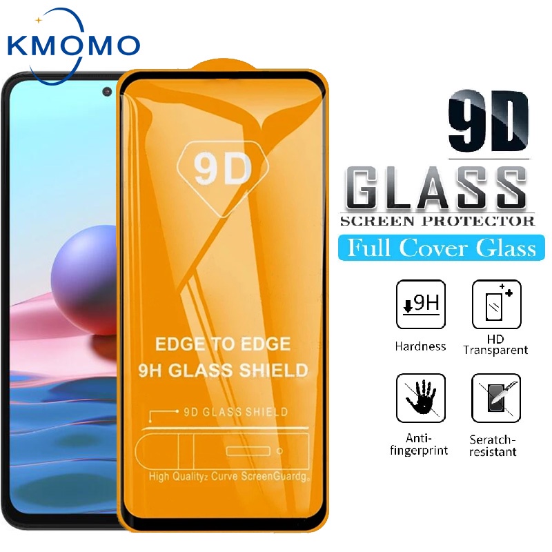 ฟิล์มกระจก For Xiaomi Redmi แบบเต็มจอ 9D Note 13 12 4G + 11 Pro 5G 11s 10 10s 9 9s 8 7 Plus