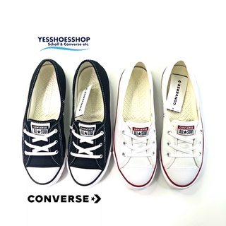 สินค้าพร้อมส่ง Converse All Star Ballet Lace Slip on สินค้าลิขสิทธิ์แท้พร้อมกล่อง สำหรับผู้หญิง