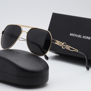 Mk ใหม่ แว่นตากันแดดแฟชั่น michael kors โลหะ สไตล์เรโทร สําหรับผู้ชาย