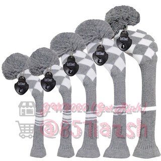 คลุมหัวไม้กอล์ฟ  POM POM WOOD KNIT HEAD COVER #1 #3 #5 #UT