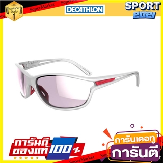 🎯BEST🎯 แว่นใส่วิ่งสำหรับผู้ใหญ่รุ่น JOG 500 ประเภท 3 (สีขาว/ชมพู) Running goggles for adults JOG 500 type 3  🛺💨