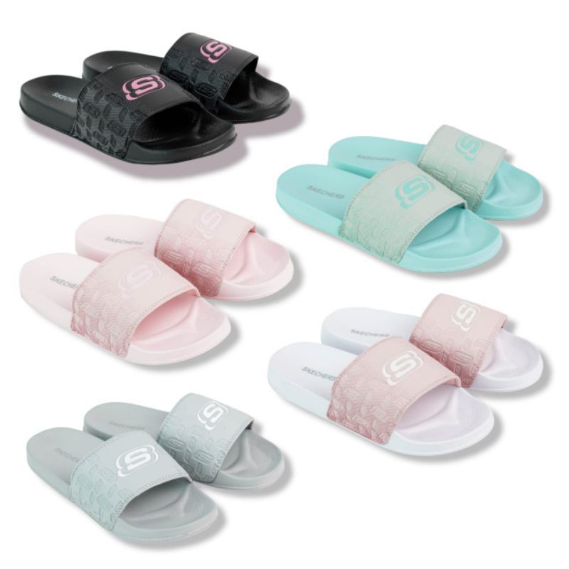 Skechers รองเท้าแตะผู้หญิง รองเท้าแตะเด็กผู้หญิง Skechers ใหม่ล่าสุด 2025