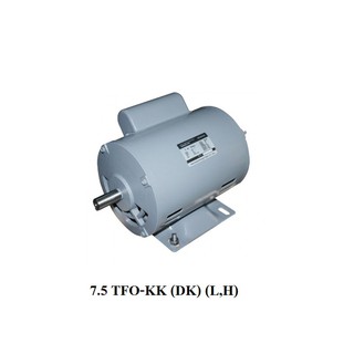 มอเตอร์ไฟฟ้า MOTOR ฮิตาชิ HITACHI รุ่น 7.5 TFO-KK (DK) (L,H) ชนิดหุ้มมิด 1,450 รอบ (4P) 220/380V ขาตั้งพื้น (3สาย) IP55