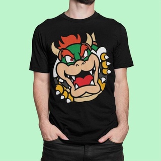 คอตต้อนคอกลมขายดี เสื้อยืด พิมพ์ลายกราฟิก Bowser Super Emblem HMidab64NMdold58 สไตล์คลาสสิก สําหรับผู้ชายS-5XL