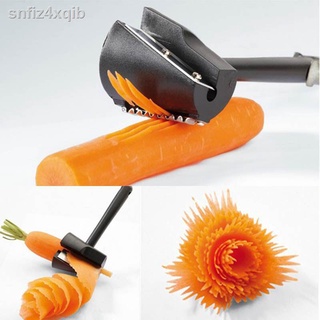 ▲BTTUM Fruit Vegetable Slicer Potato Carrot Cutter Slicer Peeler Roll Flower Decorative Kitchen Accessories Manual Spira