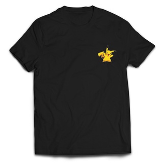 ﺴ♞POKEMON GO เกมการ์ตูน Pikachu Ash Mystic Velour เสื้อยืด T เสื้อ Baju POK-0016 เสื้อยืดผู้หญิง