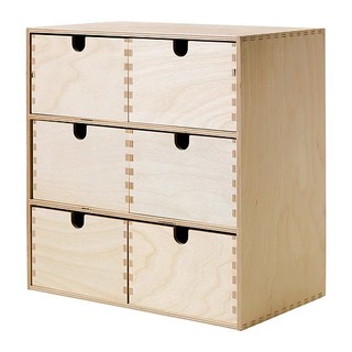 MOPPE ม็อปเป้ กล่องลิ้นชัก, ไม้อัดไม้เบิร์ช 31x18x32 ซม./42x18x32 ซม.ikea