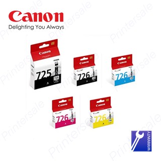 Canon 725 Bk canon 726 Bk C M Y ของแท้ ส่งเร็ว ส่งด่วน by printersale