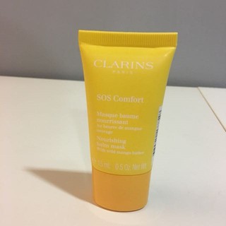 Clarins SOS Comfort Nourishing Balm Mask 15 ml. . ผลิต 04/2561 มีอายุ 5 ปีหลังจากการผลิต