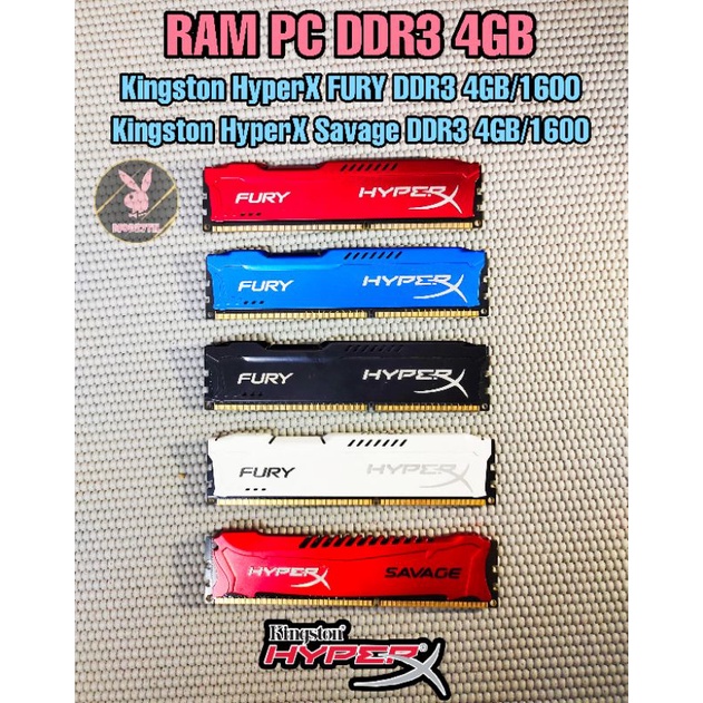 (ร้านในไทย) RAM DDR3 คละรุ่น 4GB/1600 - 8GB/1600 ** ส่งด่วน **