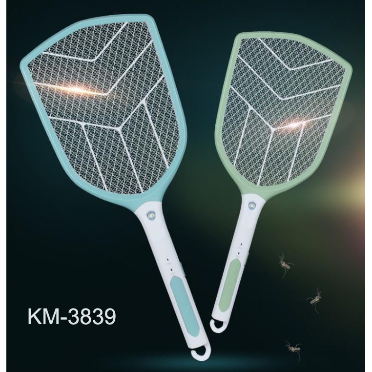 ไม้ตียุงไฟฟ้า LED 9 นิ้ว ไม้ตียุง ไม้ช๊อตยุง เปลี่ยนถ่านได้ KAMISAFE รุ่น KM-3839 ราคา ถูกที่สุด ดีลบีเคเค แกลเลอรีภาพที่ 8