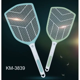 ไม้ตียุงไฟฟ้า LED 9 นิ้ว ไม้ตียุง ไม้ช๊อตยุง เปลี่ยนถ่านได้ KAMISAFE รุ่น KM-3839
