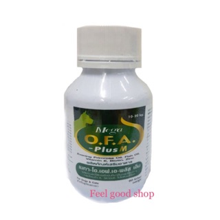 O.F.A plus 10.1-20 kg. Exp.05/2025 สำหรับสุนัขและแมว บำรุงขน (60 เม็ด)