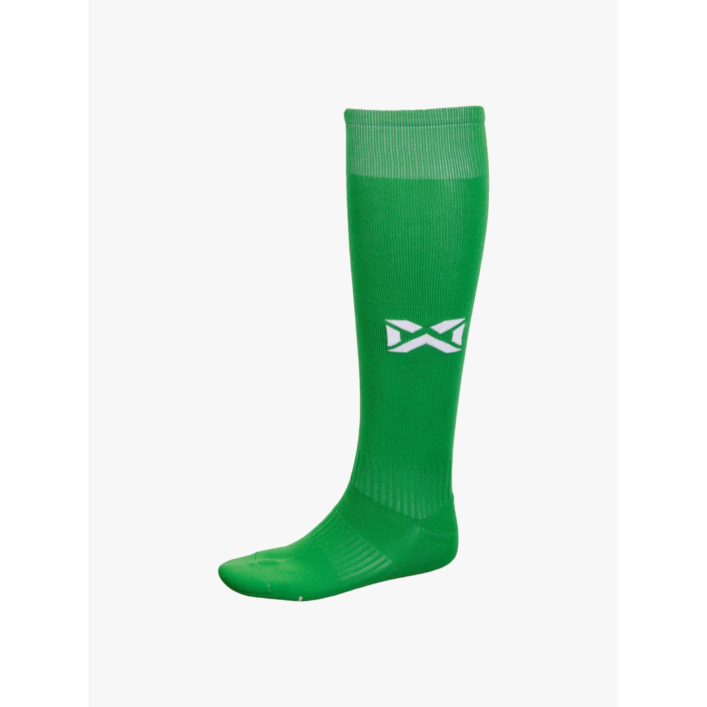 Shopee Thailand - WARRIX PRACHUAP FOOTBALL SOCKS NYLON SPANDEX WC-18PT50Z-GREEN/WHITE-GW