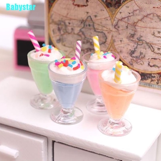 (Babystar) ถ้วยไอศกรีม ขนาดเล็ก 1:12 สําหรับบ้านตุ๊กตา