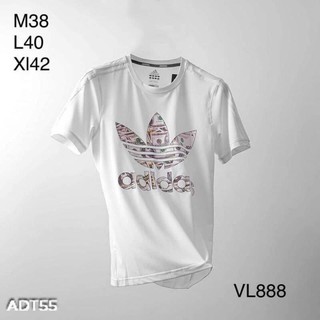 adidas เสื้อยืดแขนสั้นออกกำลังกาย