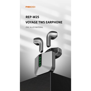 REP W25 NEW RECCI REP-W25 หูฟังบลูทูธ VOYAGE TWS EARPHONE SMART TOUCH พร้อมส่ง