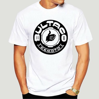 เสื้อวินเทจชาย - เสื้อยืดคอตตอน Camiseta Bultaco Cemoto ฤดูร้อนใหม่ Diy Design-1366A เสื้อยืดคอโอ