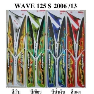 สติกเกอร์ wave 125s ปี2006 (สั่งซื้อโปรดระบุสี)