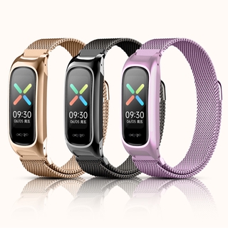 Milanese สายรัดข้อมือแบบเปลี่ยนสําหรับ Oppo Smart Band